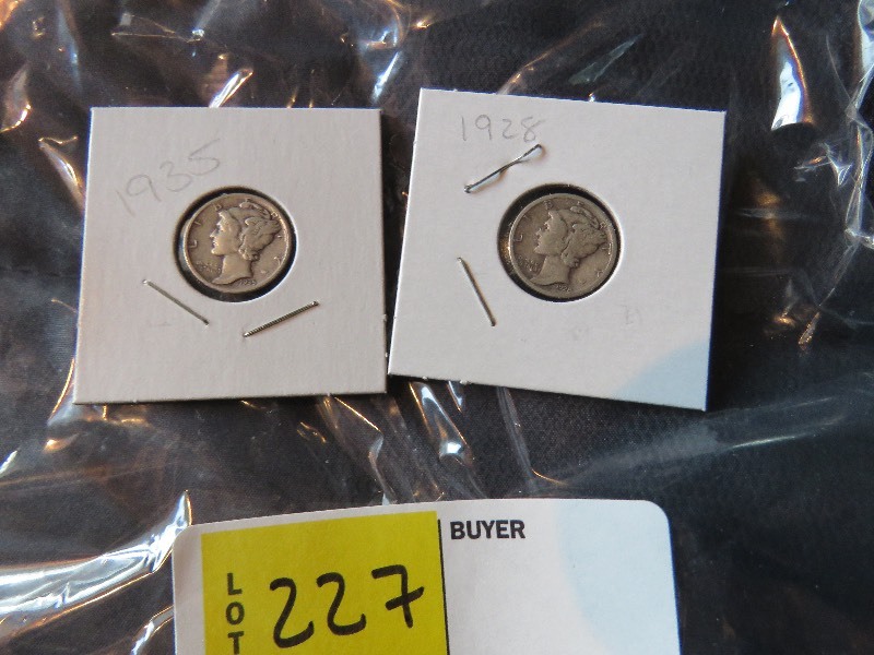 Lot of (2) Dimes