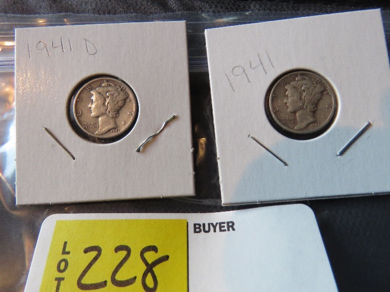 Lot of (2) Dimes