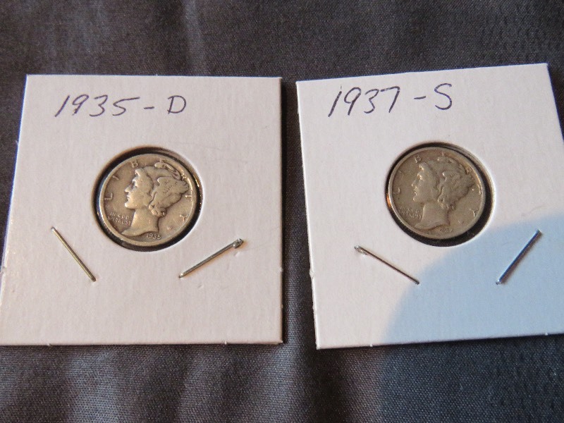 Lot of (2) Dimes