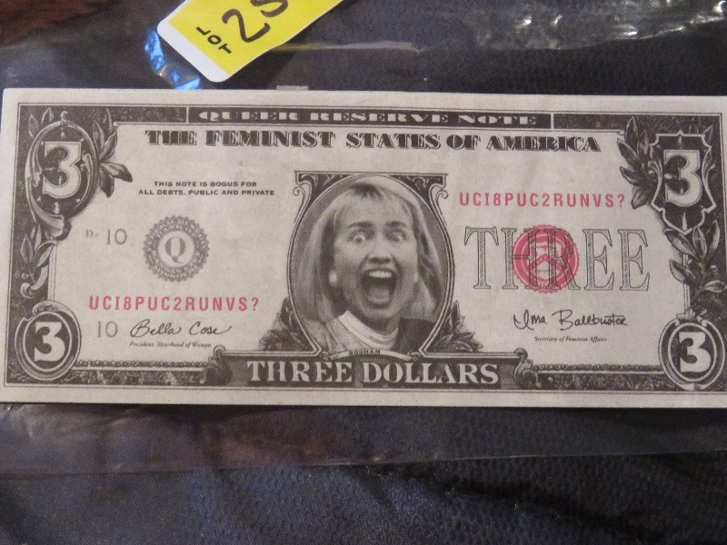 $3 Hillary Bill
