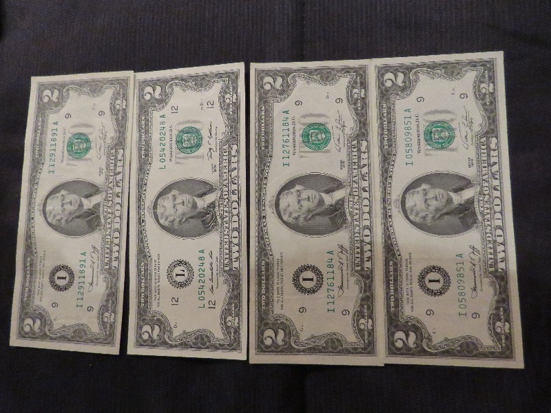$2.00 Bills