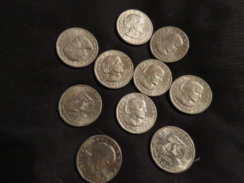 Susan B Anthony Dollar Coins