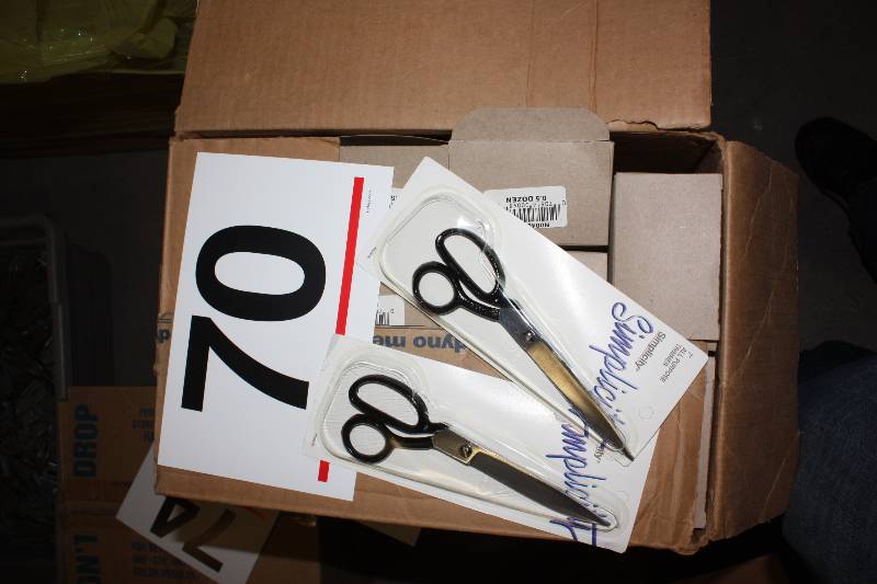 288  Simplicity 7-inch iron scissors  4 cases of 72