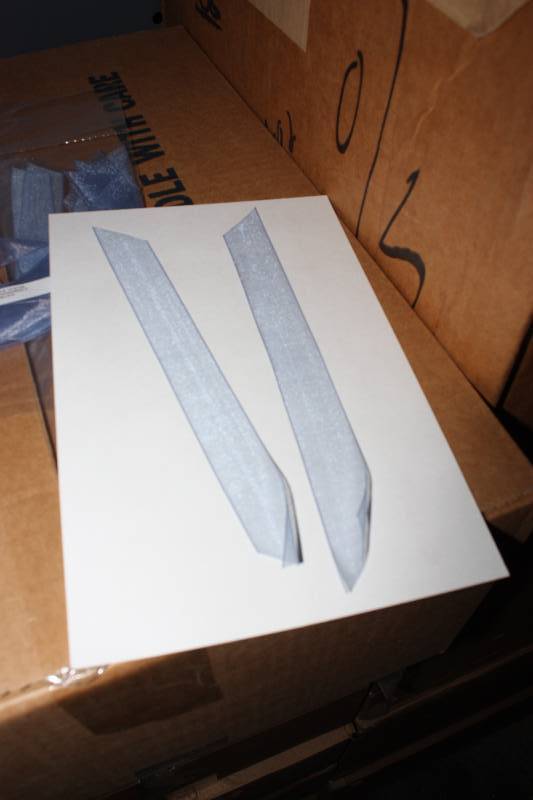 19 Cases of 50 bags of cut Periwinkle ribbon. 25 per bag.