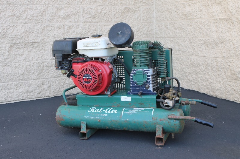 lot 15 image: ROL-AIR Gas Powered Air Compressor