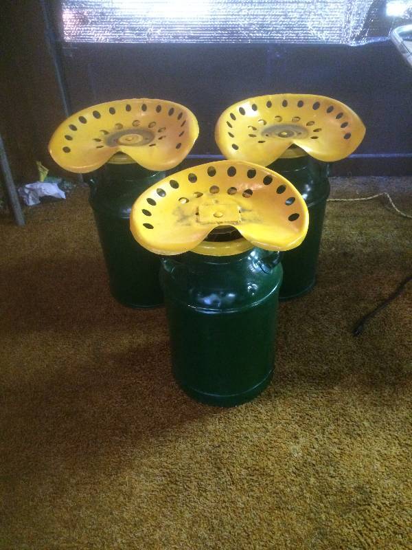 Set of Cream Can Seats