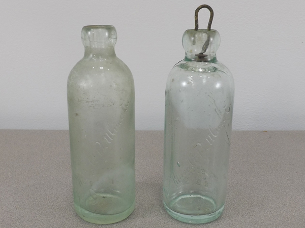 Pair of 19th Century WM Massolt Mpls Beer Bottles