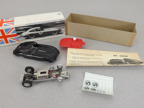 Vintage Strombecker Jaguar Slot Car In Box