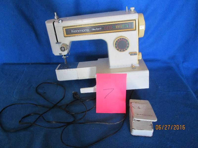 antique Kenmore Sewing machine test...