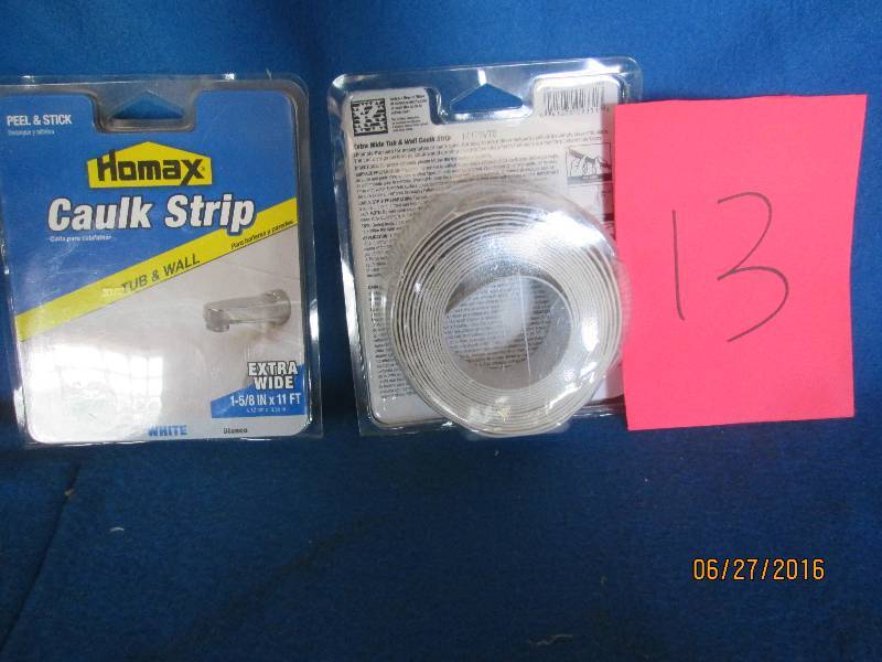 2 Homax Caulk strips Tub and wall ...