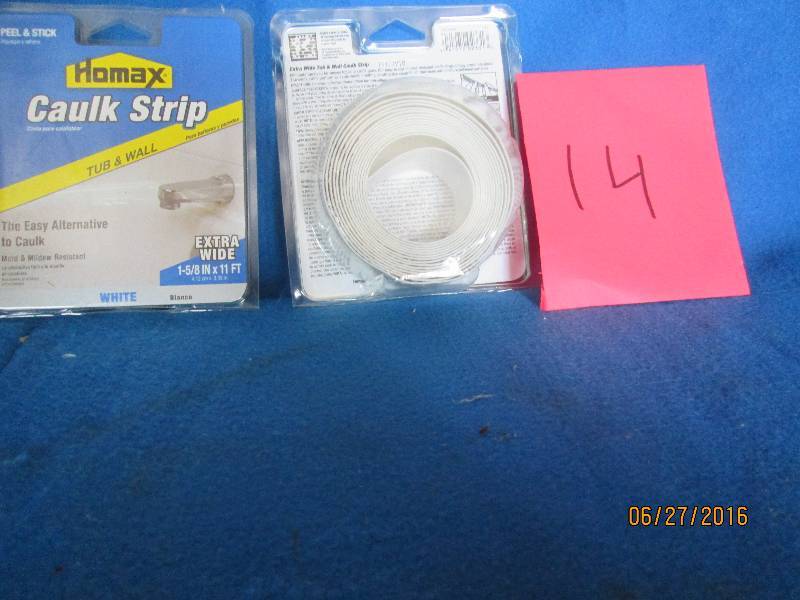 2 Homax Caulk strips Tub and wall ...