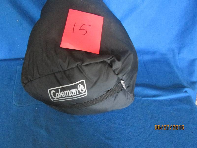 blue Colman Sleeping bag...