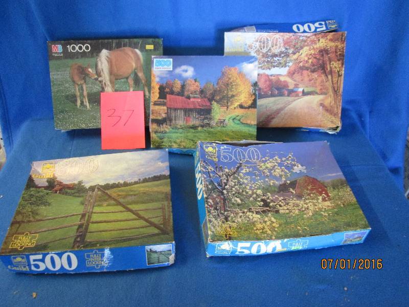 lot of puzzles,  ...