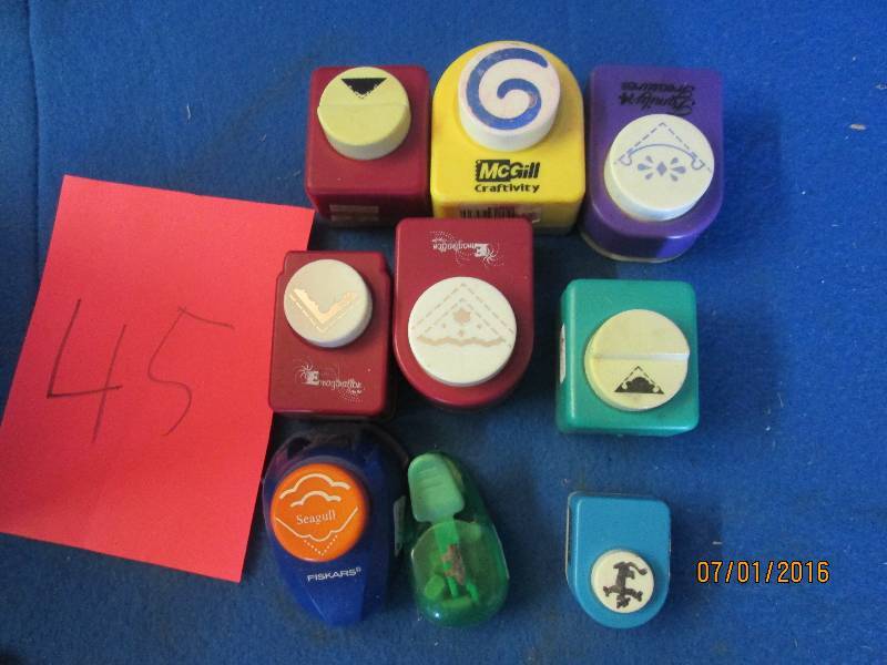 Craft supplies paper stamps ...