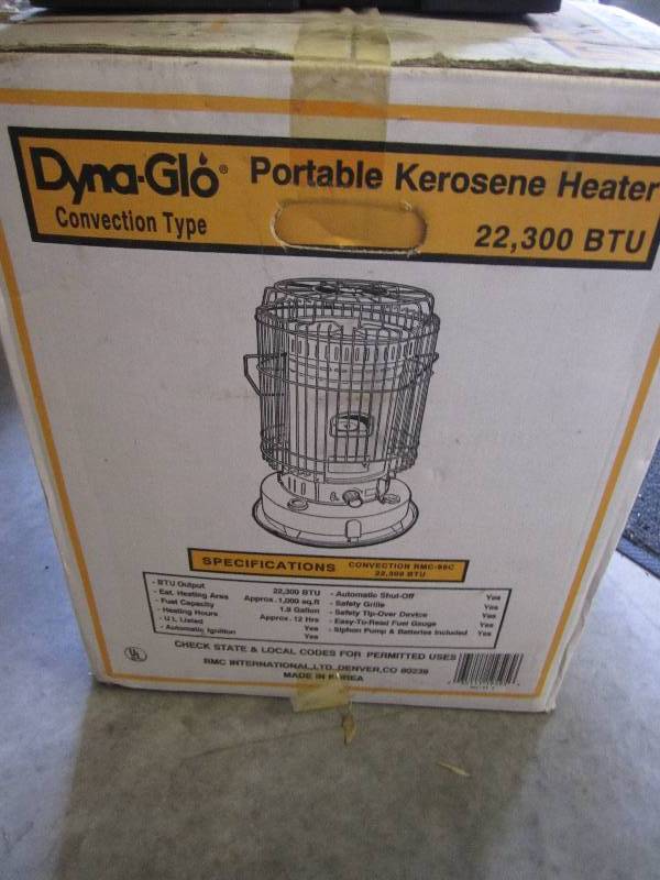 Portable kerosene heater 22300 BTU ...