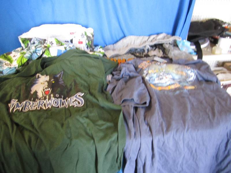 2 shirts and shorts sizeX-large...
