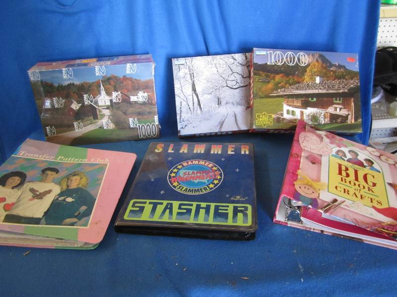 Lot of puzzles, some new and crafti...