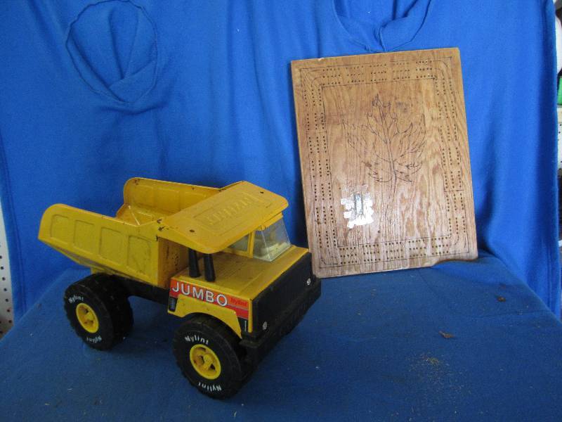 Vintage Nylint truck and game board...