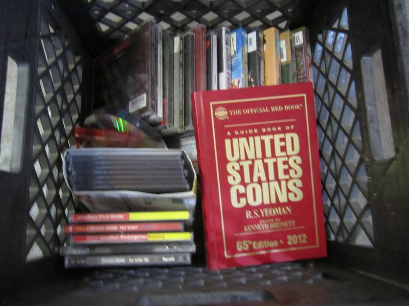 Box of CDs...