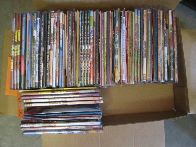 Lot of new shrink wrapped DVDs...