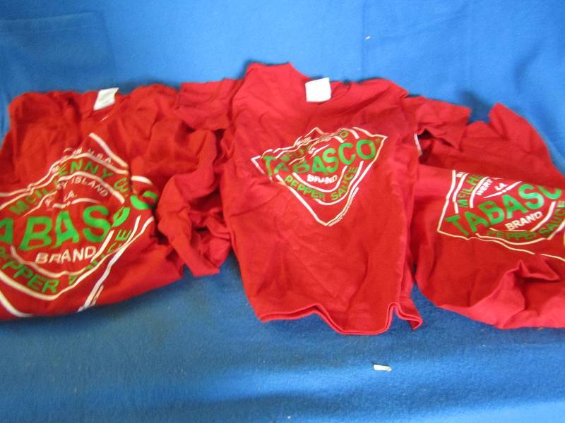 Lot of Tabasco T-Shirts, Assorted s...