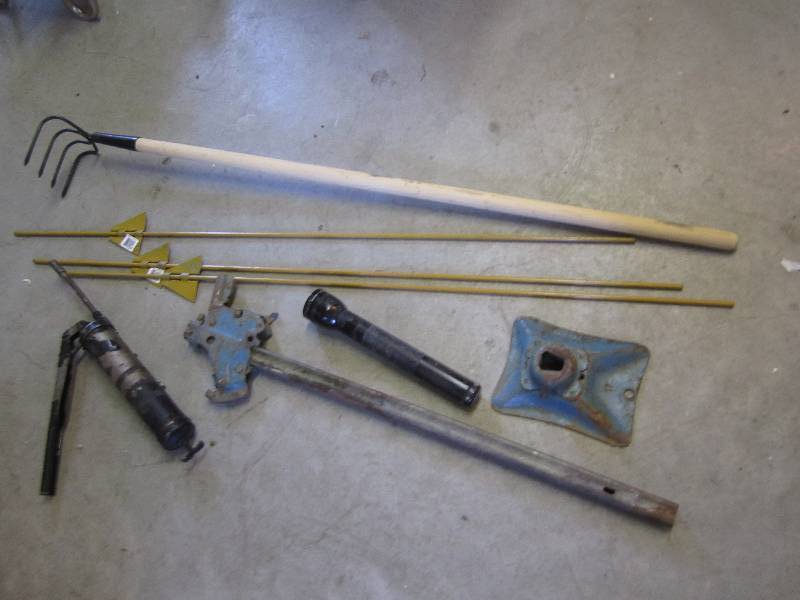 Lot of tools including Maglite flas...