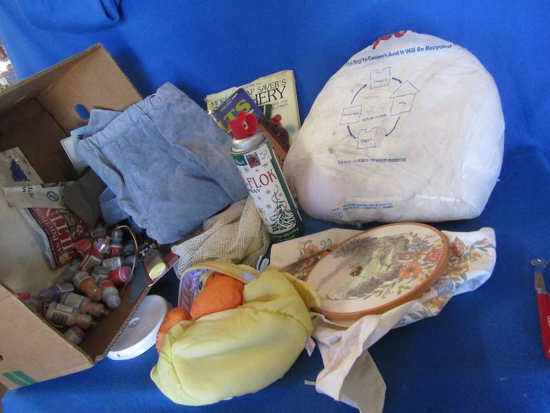 Box of crafting materials...