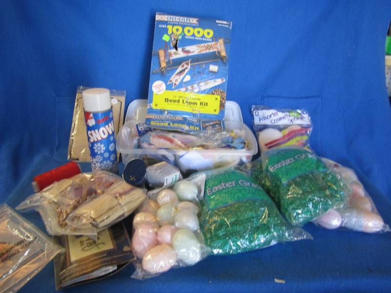 Box of crafting materials...
