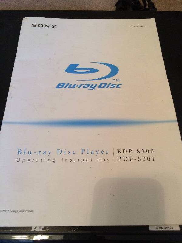 lot 53 image: Sony Blu-ray Disc Player