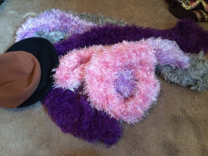 lot 61 image: Boots, Hats and Scarves