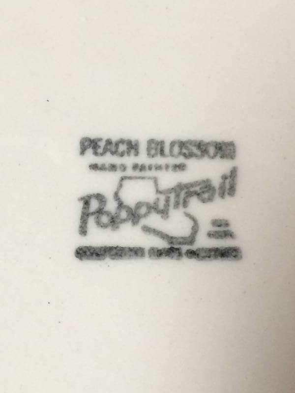 lot 110 image: Vintage Peach Blossom Serving Plate