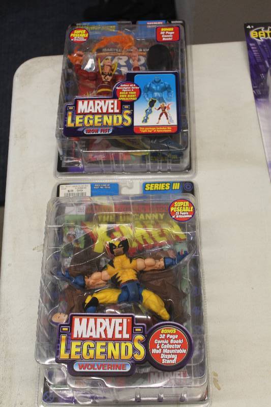 lot 45 image: Lot of (2) Marvel Legends Action Figures Including 1) Wolverine AND 1) Iron Fist