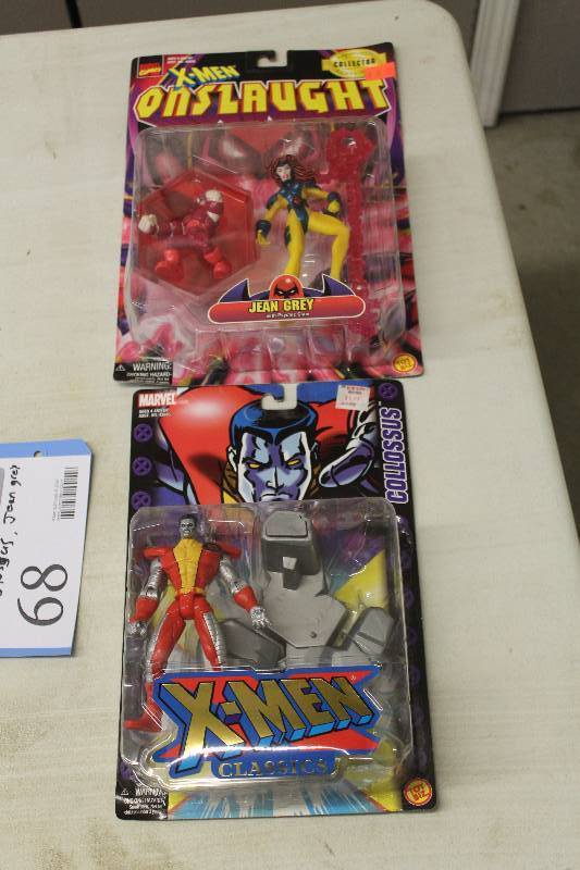 lot 68 image: Lot of (2) Marvel Collector X-Men Action Figures Including 1) Onslaught Jean Grey w Psychic Claw AND 1) Classics