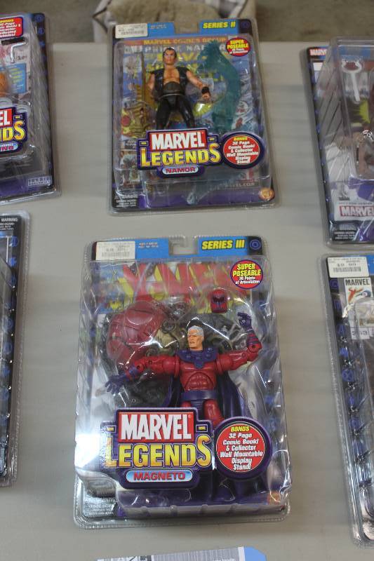 lot 93 image: Lot of (2) Marvel Legends Action Figures Including 1) Series 3 Magneto AND 1) Series II Namor