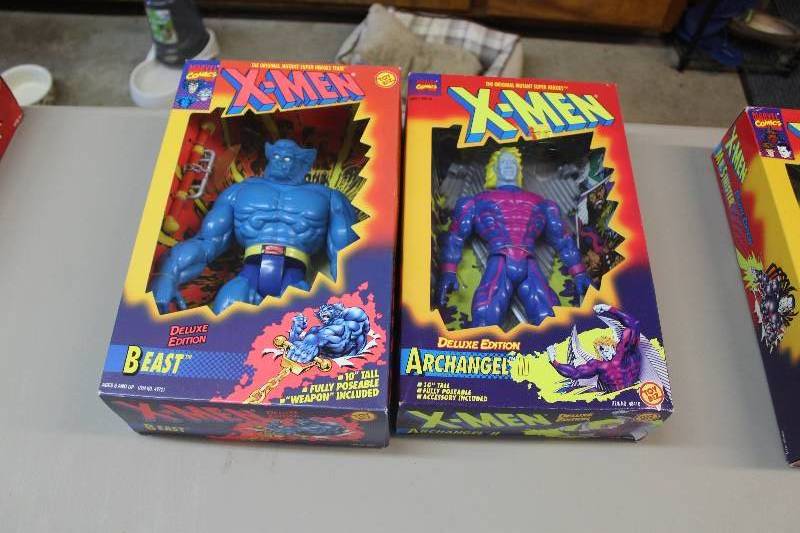 lot 117 image: Lot of (2) Marvel Comics X-Men Action Figures Including 1) Beast AND 1) Archangel