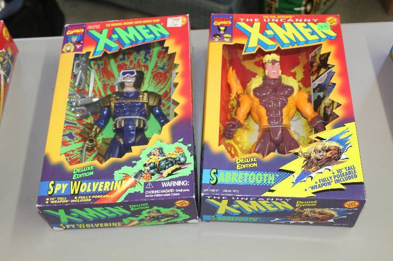 lot 115 image: Lot of (2) Marvel Comics X-Men Action Figures Including 1) Spy Wolverine AND 1) Sabretooth