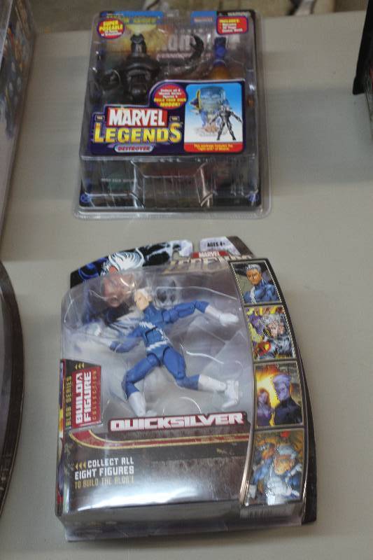 lot 122 image: Lot of (2) Marvel Legends Action Figures Including 1) Modok Series Destroyer AND 1) Blob Series Quicksilver