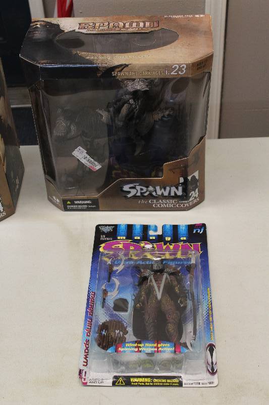 lot 181 image: Lot of (2) Spawn Action Figures Including 1) Manga Spawn AND 1) Spawn The Dark Ages