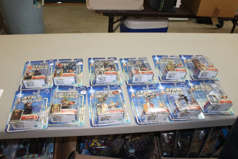 lot 223 image: Box Lot of Hasbro Star Wars Attack Of The Clones Action Figures