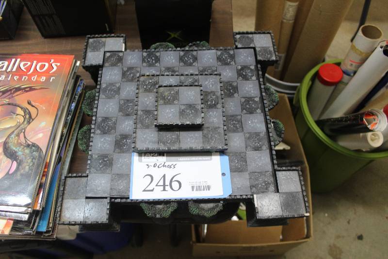 lot 246 image: 3-D Chess Set