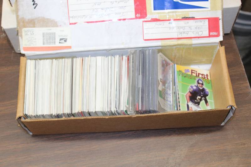 lot 254 image: Box Lot of Football Cards