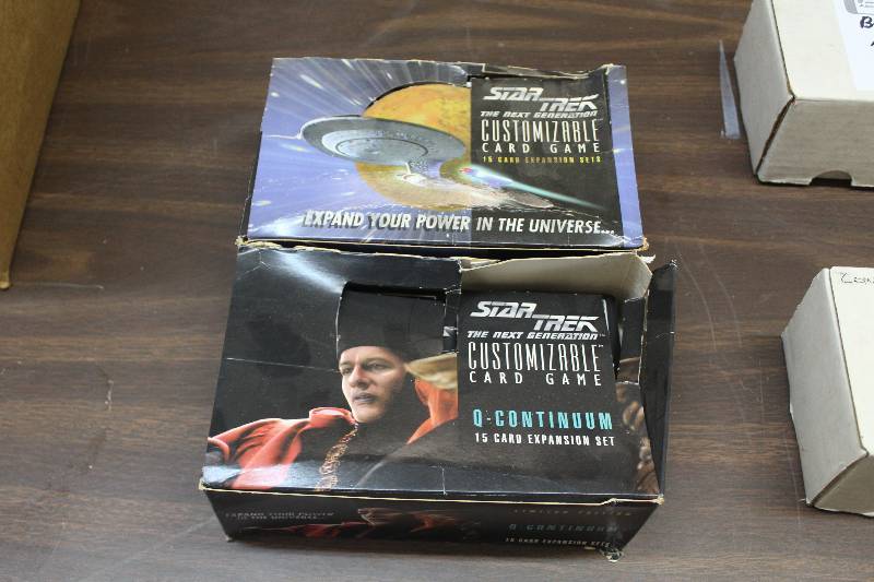 lot 251 image: Lot of (2) Star Trek The Next Generation Customizable Card Game Expansion Set