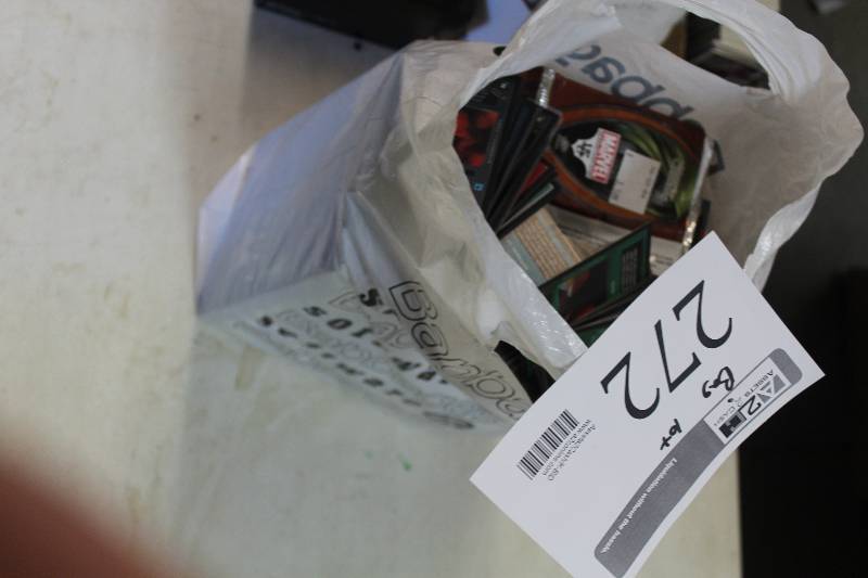lot 272 image: Box Lot of Action Figure Cards