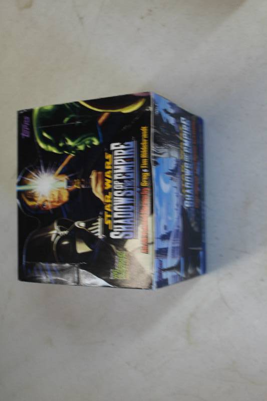 lot 283 image: Box Lot of Star Wars Shadows Of The Empire An All-Painted Series By Greg & Tim Hildebrandt Action Figure Cards
