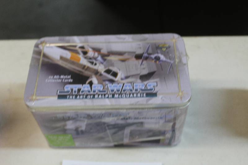 lot 281 image: Box Lot of Star Wars The Art Of Ralph McQuarrie 20 All-Metal Collector Cards