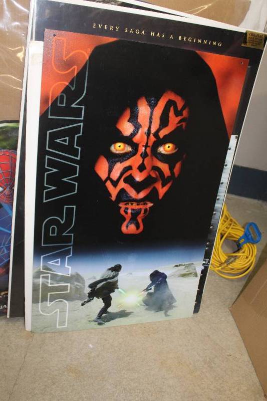 lot 301 image: Star Wars Death Maul Poster