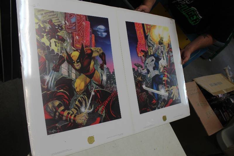 lot 305 image: Wolverine, Punisher Posters