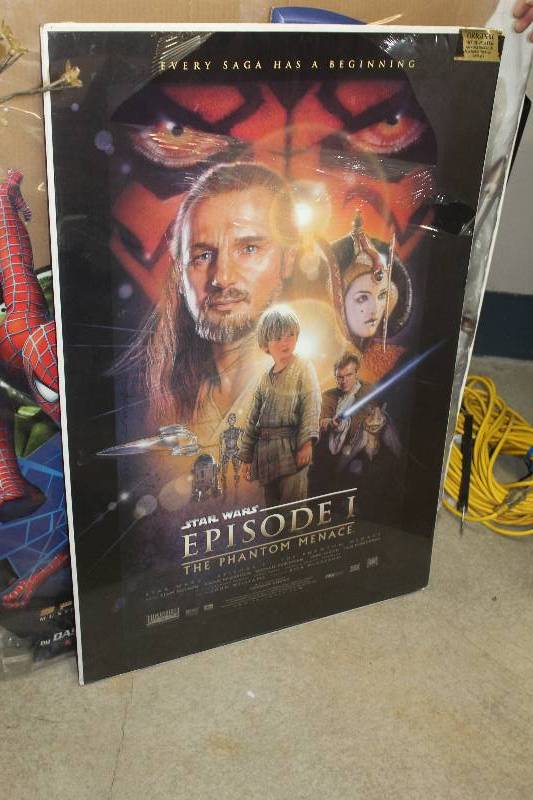 lot 307 image: Lot of (2) Star Wars Episode 1 Movie Posters
