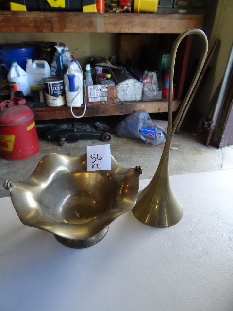 Brass Basket & Bell