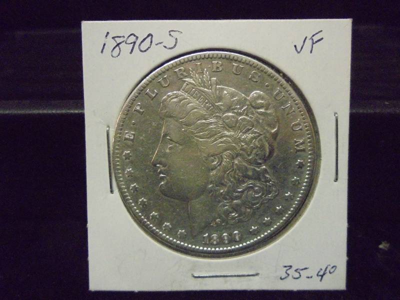 1890-S Morgan Silver Dollar